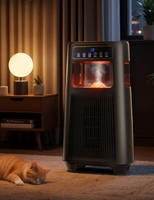 Pemanas Ruangan Listrik Harga Pabrik 2026 1500-2000W Hemat Energi Kipas Pemanas Portabel Dengan Remote 90 Osilasi Pemanas Pintar