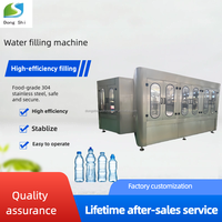 Machine de remplissage d'eau pure et d'eau minérale entièrement automatique à grande vitesse, machine de remplissage de bouteilles, machine de mise en bouteille automatique
