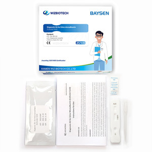 ชุดทดสอบไมโครอัลบูมินในปัสสาวะแบบรวดเร็ว ยี่ห้อเบย์เซน โคลลอยด์โกลด์  ชนิดตลับ  ได้รับการรับรองมาตรฐาน CE อายุการเก็บรักษา 2 ปี สำหรับใช้ที่บ้าน - Product Image 2