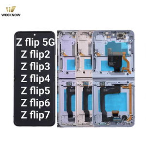 Écran tactile LCD d'origine pour téléphone portable Samsung <span class=keywords><strong>Galaxy</strong></span> Z Flip2 3 4 5 6 <span class=keywords><strong>7</strong></span> F711 F721 F731, écran LCD pour réparation - Product Image 1