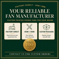Kipas Tangan Lipat Custom Print Bambu, Kipas Tangan Kayu Ringan untuk Pernikahan, Custom Nama, MOQ Rendah, Premium dengan Kotak