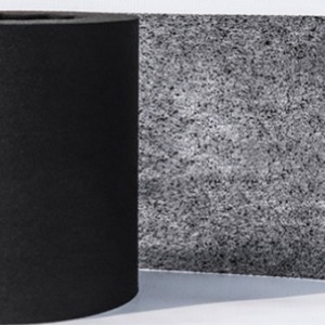 Matériau filtrant en tissu de charbon actif pour la purification de l'air, noir, bouclé, épaisseur 10 mm - Product Image 4