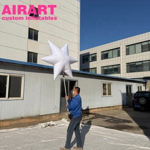 Marioneta Inflable de Estrella Blanca, Disfraz de Estrella Inflable para Fiestas - Product Image 5