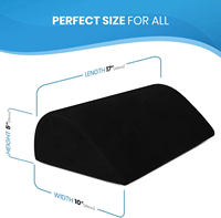 Repose-pieds ergonomique en mousse sous le bureau Coussin confortable Fond antidérapant