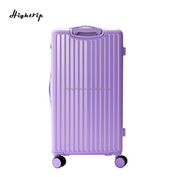 Valise à roulettes rigide moderne avec serrure TSA, fermeture éclair, roues à 360 degrés, construction en PC durable, légère et résistante à l'eau