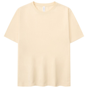 เสื้อยืดแขนสั้นผู้ชาย ผ้าคอตตอน 100% หนัก 240 กรัม สไตล์จีน อเมก้าจิ ทรงหลวม โอเวอร์ไซส์ แบบเรียบ - Product Image 3