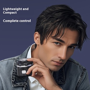 Mini <span class=keywords><strong>afeitadora</strong></span> de cabeza calva en seco y húmedo 7 en 1 <span class=keywords><strong>afeitadora</strong></span> recargable rotativa impermeable eléctrica inalámbrica profesional - Product Image 2