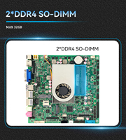 Carte mère tout-en-un Intel 6e et 7e génération U Kaby Lake I5 6200U 6300U DDR4 4USB SATA VGA GPIO Mini ITX industrielle