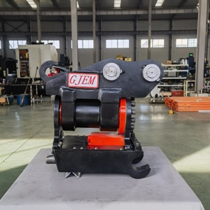Coupleur rapide hydraulique GJEM Powertilt GJTH3200 MS03 HS03 avec roulement, couple de 3200 Nm, rotation à 180 degrés pour excavatrice - Product Image 6