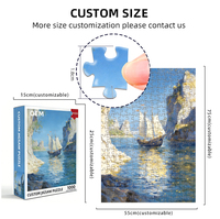 Puzzle en papier éducatif personnalisé imprimé en usine OEM, 1000 pièces, prix d'usine, pour collection d'adultes