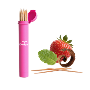 <span class=keywords><strong>Cure</strong></span>-dents en vrac de marque personnalisée avec arôme infusé d'huile d'écorce de <span class=keywords><strong>cannelle</strong></span> Bonbons d'arbre à <span class=keywords><strong>la</strong></span> menthe en bois Saveurs à mâcher pour arrêter de fumer - Product Image 4