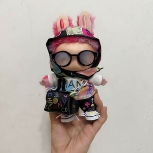 Labuibui Ensemble de vêtements pour poupée de dessin animé en plastique écologique de 17 cm avec lunettes de natation, en polyester, échelle 1:3, unisexe - Product Image 4