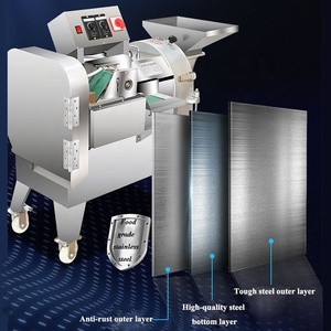 Công nghiệp Rau Cube Máy cắt thương mại rau Slicer Shredder <span class=keywords><strong>Dicer</strong></span> cà rốt trái cây Apple Rau Máy cắt - Product Image 4