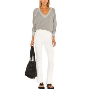 2025 ropa de otoño para mujer 100% algodón francés Terry sudadera - Product Image 4