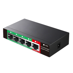 Switch Ethernet Gigabit a 5 Porte Gestito da Cloud con Supporto per Una Porta PoE 48-57V, QoS, Rilevamento Loop di Rete e Funzione VLAN - Product Image 5