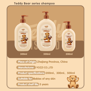 Shampoo pour bébé Teddy Island, formule faiblement acide avec huile de noix de coco, 500 ml, 0% d'ingrédients nocifs - Product Image 6