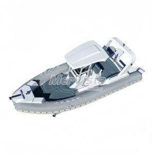 Bateau de pêche en fibre de verre Hypalon/PVC de 23 pieds (680 cm), certifié CE, bon marché et très vendu pour les sorties de pêche en famille - Product Image 3