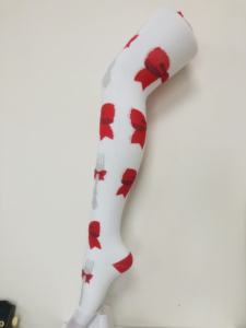 Logo de style personnalisé Usine En Gros 2023 Nouvel Article Chaussettes Hautes pour Femmes Dames - Product Image 2