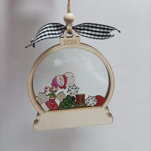 Gepersonaliseerde peperkoek met hoed Familie Kerstversiering Op maat gemaakte familieversiering 2024 Koekjesversiering Cadeau voor Kerstmis - Product Image 5