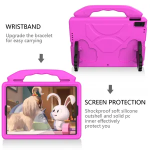 Universal Shockproof EVA Full Body Handle Stand Silicone Kids Cute Case For IPad 10.2 Inch 2019 Tablet Cover