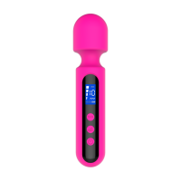 Großhandel 10-Gang stark vibrierend wiederauf ladbare weibliche Mastur bator USB-Netzteil LCD AV-Stick G-Punkt Vibrator für Paare