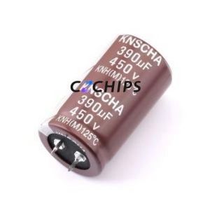 LNH450M397S502S1EA Snap-in Aluminum Electrolytic Capacitor Through hole Component (THT),D30xL50mm 390uF 20% 450V 10mm - Product Image 1