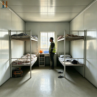 Maison modulaire en conteneur de 20 pieds pour dortoirs de travailleurs, camp de travail, logement
