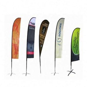 ธงชายหาดรูปหยดน้ำ ผ้าคุณภาพสูง ทนทาน เหมาะสำหรับโฆษณาธุรกิจกลางแจ้ง ป้ายส่งเสริมการขาย ธงไฟเบอร์กลาส - Product Image 4