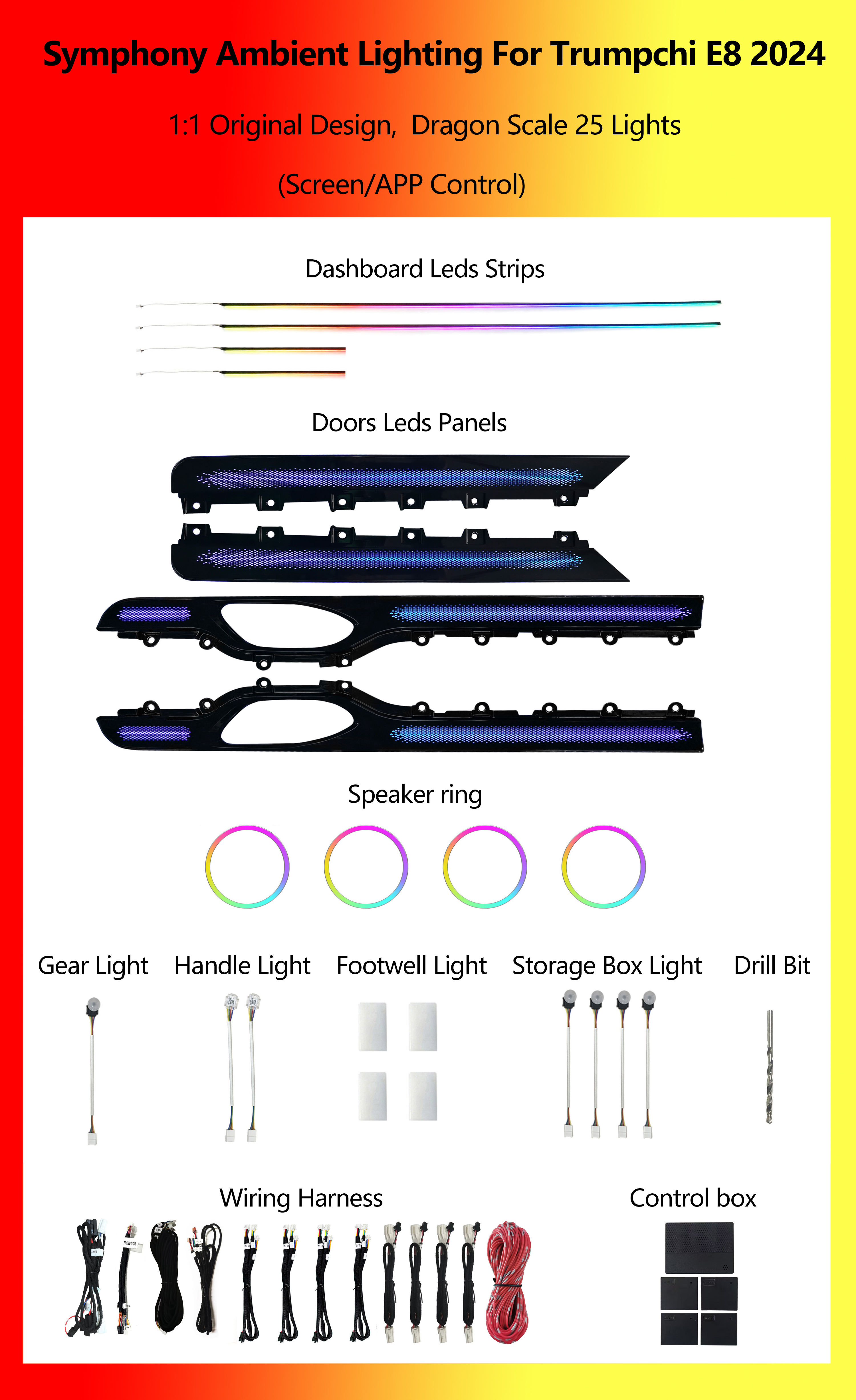 Trumpchi E8 Dragon Scale Symphony 25 lumières