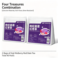 Thé aux baies de Goji TongxinTang en gros |   Mélange d'herbes naturelles Sachets de thé individuels Durée de conservation de 24 mois