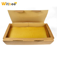 Witbee Nouveau Matériel Apicole en Gros Feuille de Fondation en Cire d'Abeille 5.4mm/4.9mm Cellule 41.5x19.5cm Modèle BS-1