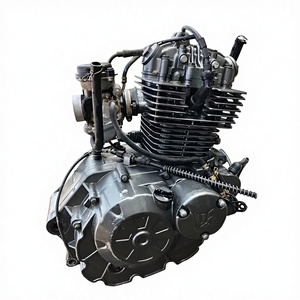Moteur de moto d'occasion Qianjiang Blue Baolong 200cc 4 temps CDI, assemblage QJ150-17A, chaîne GS d'origine - Product Image 1