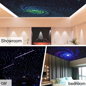 Nuovo motore della luce del cielo stellato del tetto dell'automobile di 32W RGBW con effetto a stella di ripresa del motore a fibra ottica di controllo di Meteor/App di 3W 12LEDS - Product Image 6