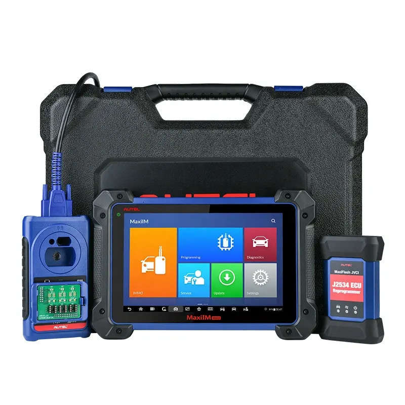 Professionnel autel im608pro maxisys maxi im 608 toutes les clés perdues d'urgence clé programmeur programacion lecteur de voiture outil de diagnostic