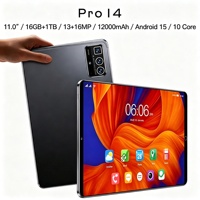 Tablet PC Android 15 Terlaris 2026, 12G+512G, Layar HD IPS 11 Inci, MTK Octa-Core, Bodi Logam, WiFi + BT 5.0 - Gratis Ongkir