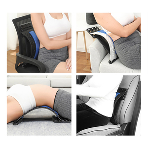 Dispositivo de estiramiento corporal ajustable de alta calidad, camilla de masaje de espalda y cintura, terapia magnética de acupuntura, soporte Lumbar - Product Image 4