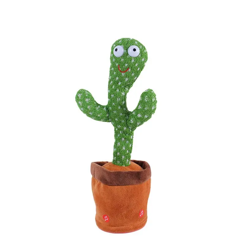 Pluche Planten Muzikale Zachte Pluche Dansende Cactus Speelgoed Herhaalt Wat Je Zegt Zingen Dansen Pratende Opname Cactus