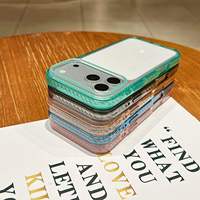 Coque de téléphone transparente de luxe élégante en gros, compatible avec la recharge sans fil, antichoc, pour iPhone 17 Pro Max