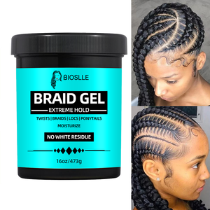 Gel de verrouillage des cheveux pour tressage 16oz sans écaillage et forte utilisation en salon dompte les bords des frisottis - Product Image 5