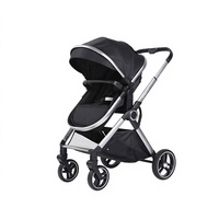 Poussette bébé pliable légère très vendue, système de voyage portable à pliage en un clic, convient aux bébés de 0 à 36 mois.