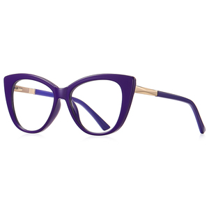 TR90 Anti Blue Light Women Reading <strong>Glasses</strong> 2024 Oversized Cat Eye <strong>Glasses</strong> Frames Female <strong>Fashion</strong> - Product Image 3