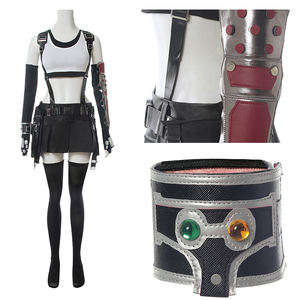 Costume <span class=keywords><strong>de</strong></span> cosplay <span class=keywords><strong>Final</strong></span> <span class=keywords><strong>Fantasy</strong></span> <span class=keywords><strong>VII</strong></span> <span class=keywords><strong>Remake</strong></span>, robe <span class=keywords><strong>de</strong></span> cosplay Tifa Lockhart pour les fêtes d'Halloween - Product Image 6