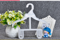 39cm Kunststoff Kinder Kinder Kleiderbügel Kunststoff transparent verbunden Baby Rack kleine Kleidung Bad Kleiderbügel Racks für die Anzeige