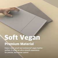 Vente en gros Nouveau design Tapis de souris chargeur sans fil 15W Tapis de souris avec logo personnalisé de différentes couleurs pour la maison et le bureau