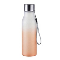 Offre Spéciale bouteilles roses avec Logos personnalisés, vente en gros, bouteille d'eau en plastique étanche pour le sport 620ml 500ml écologique 1litre