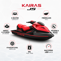 Jet ski personnel 3 places en fibre de verre de 1800 cm³ avec frein mécanique et marche arrière