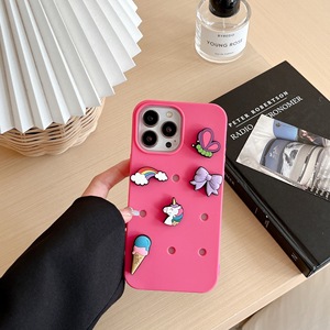 PH791 DIY cartone animato creativo <span class=keywords><strong>unicorno</strong></span> custodia per <span class=keywords><strong>iPhone</strong></span> 16promax 15 Pro Max 12 custodia per telefono, 11 Silicone - Product Image 3