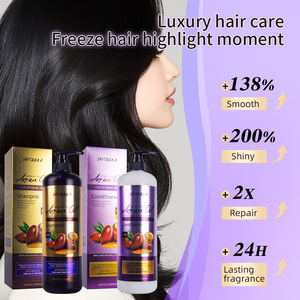 Juego de champú para el cuidado del cabello con aceite de argán <span class=keywords><strong>champu</strong></span> y acondicionador hidratante natural sin Sulfatos champú y acondicionador orgánico para el cabello - Product Image 4