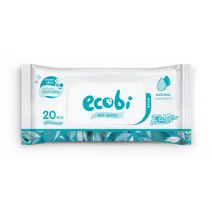 ECOBI-toallitas húmedas para bebé, 20 hojas, la mejor calidad de Vietnam, se busca distribuidor