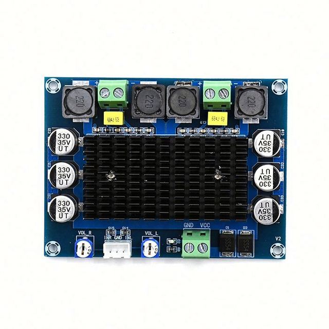 100W+100W TDA7498 Digital Power Amplifier Board Dual Channel Stereo Audio Class D Amplifier for Speaker DC12-32V XH-A113